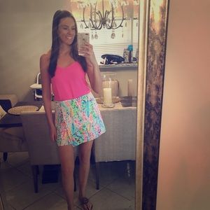 Lilly Pulitzer Cassia skort multi catch the wave
